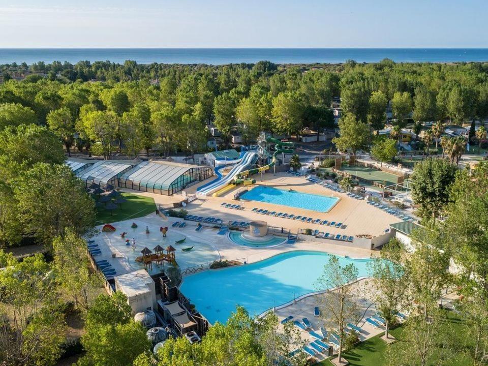 Mobilhome Lodge 3 Chambres, 500M Plage, Camp 5 Etoiles Vendres Buitenkant foto