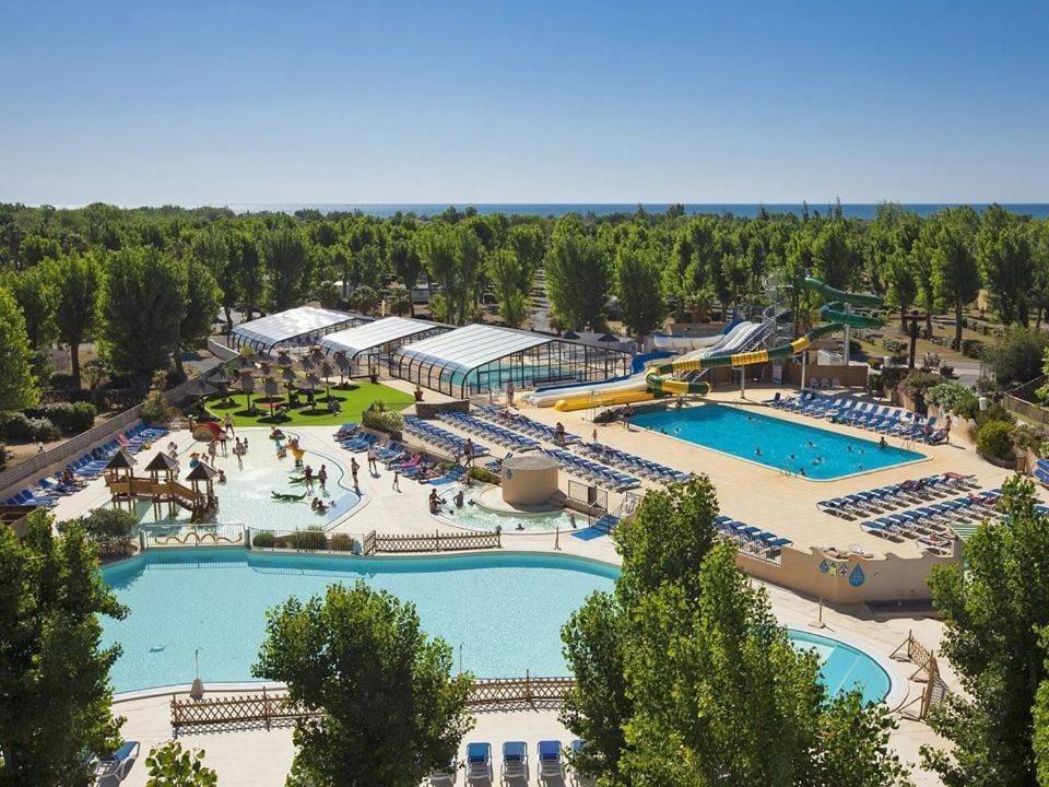 Mobilhome Lodge 3 Chambres, 500M Plage, Camp 5 Etoiles Vendres Buitenkant foto