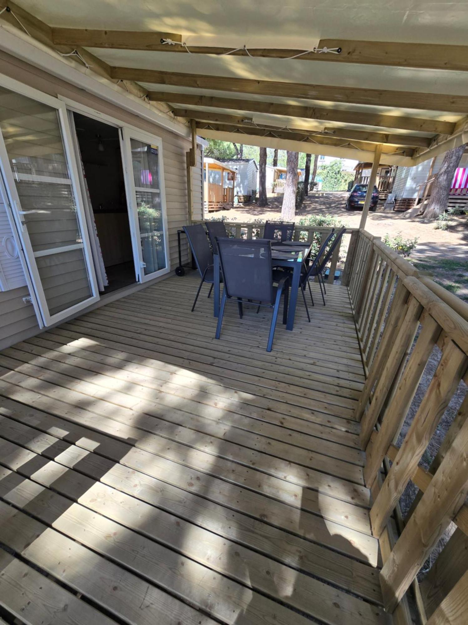 Mobilhome Lodge 3 Chambres, 500M Plage, Camp 5 Etoiles Vendres Buitenkant foto